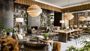Commercial Interior Design Trends. Image showing sustainable interior. How interior design can raise staff morale